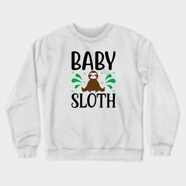 Baby Sloth Crewneck Sweatshirt by unique_design76